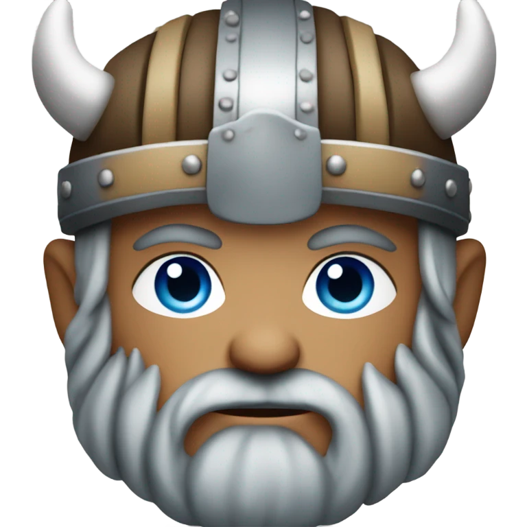 blue eyed viking emoji