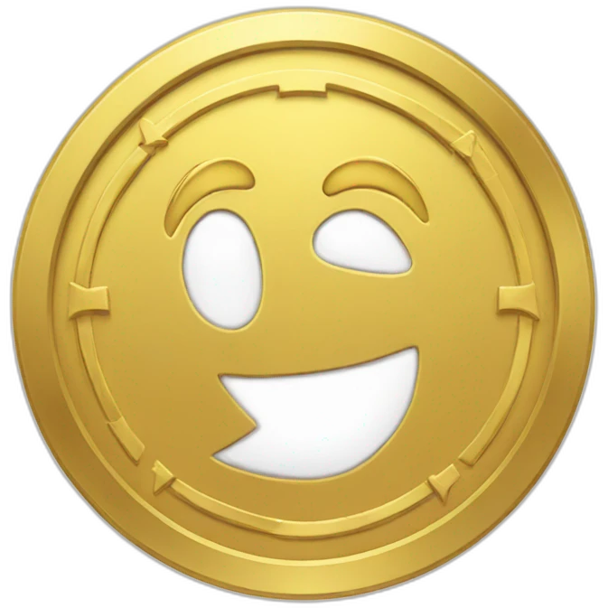 golden coin euro emoji