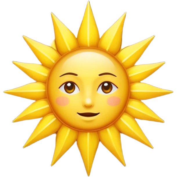 sun star emoji