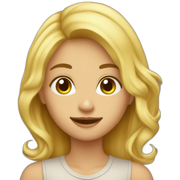 Blond sur brun emoji