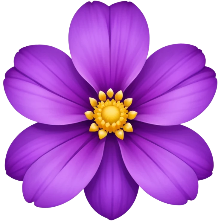 Purple flower emoji