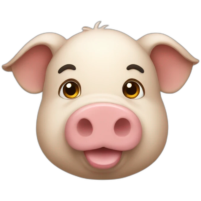 Ours  sur cochon emoji