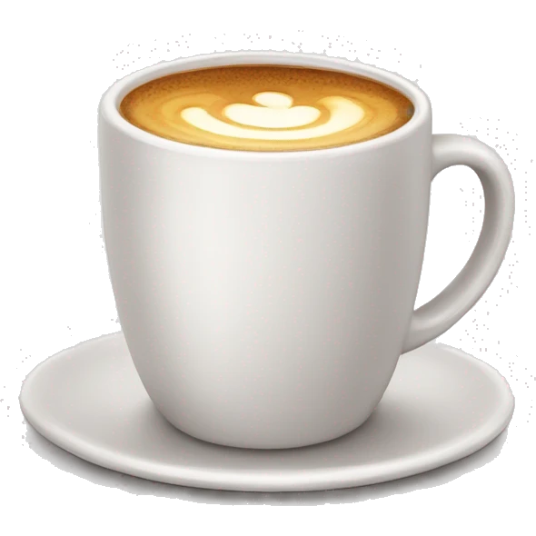 Taza de café animado tomando café  emoji