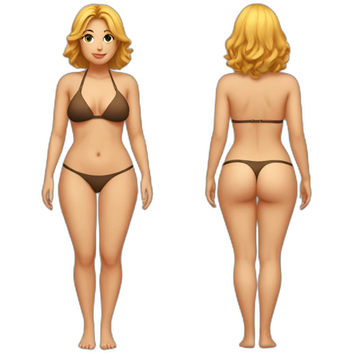 full-body-curvy-beauty-in-a-small bikini-back view emoji