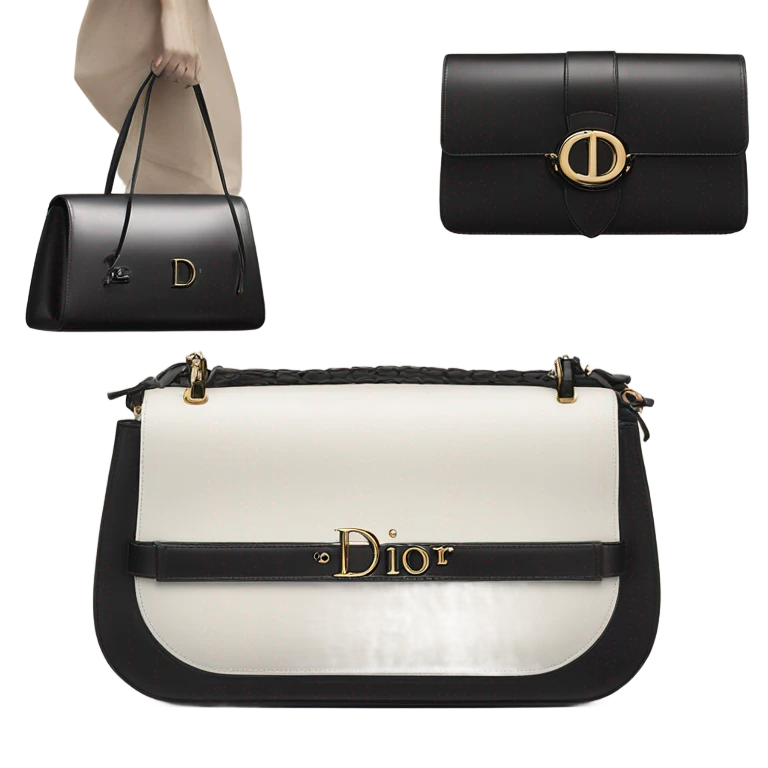 Dior black bag emoji