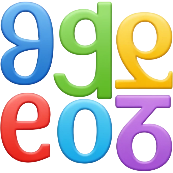 alphabet flashcards emoji