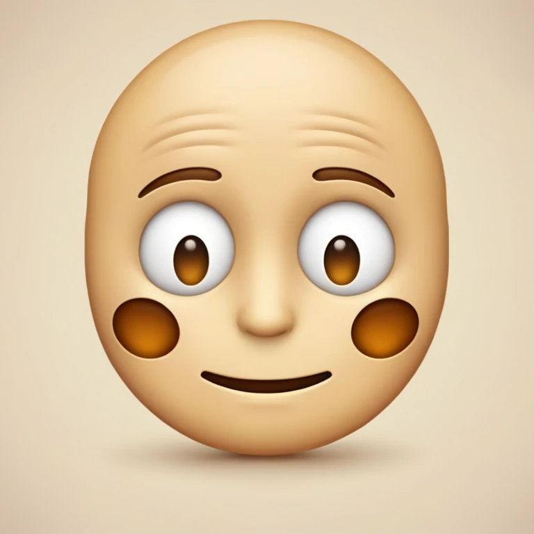 Default emoji smiley however it has seen things and has been put into psychiatric care visibly shaken  emoji
