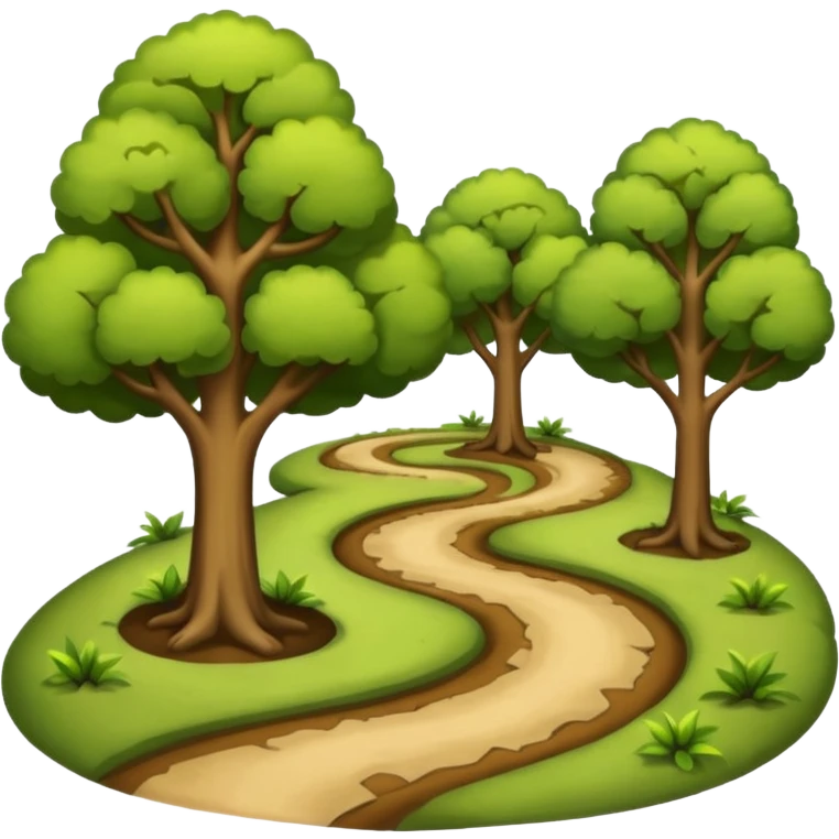 walking trail emoji