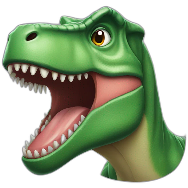 teethless t-rex emoji