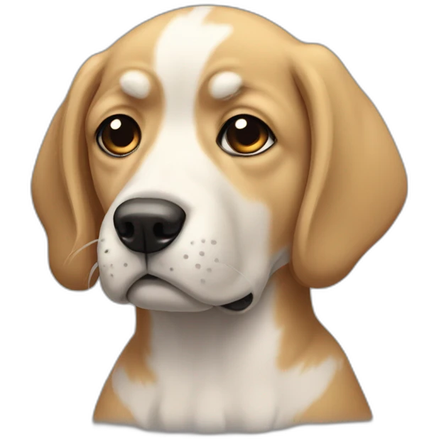 Chien qui pleure  emoji