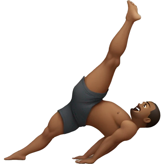 strong man doing handstand emoji