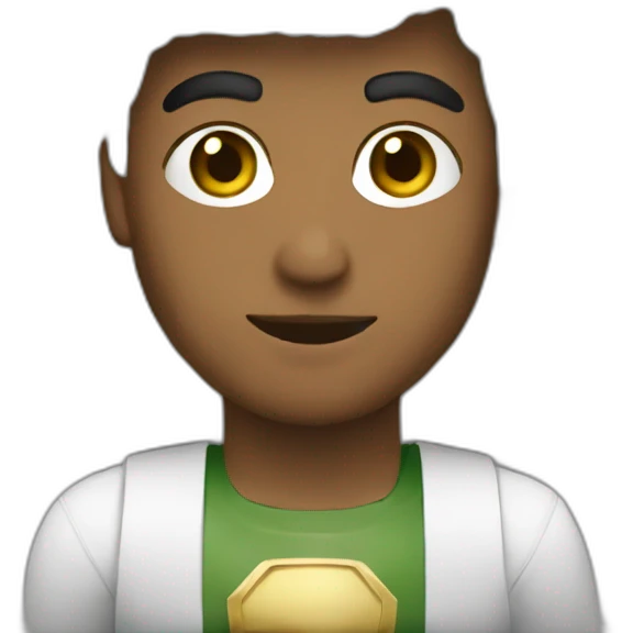 Super hero algerian emoji