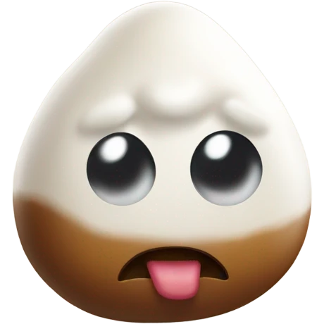 Bean smelling sugar emoji