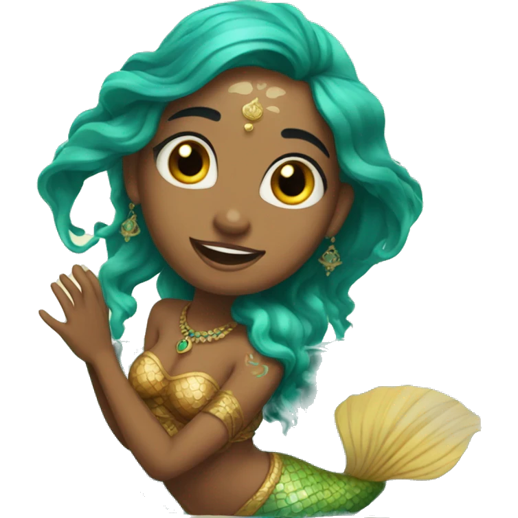 mermaid of india  emoji