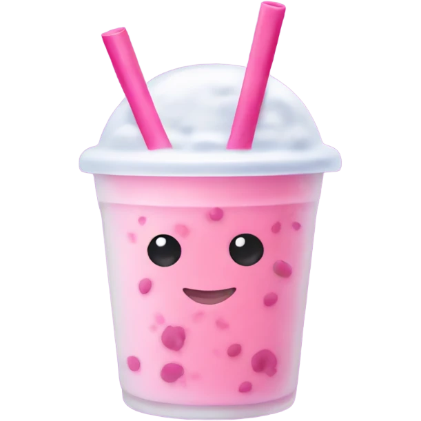 pink boba tea emoji