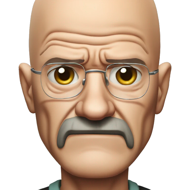 Walter White crying emoji