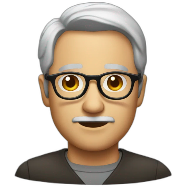 Richard Hendricks with glasses emoji