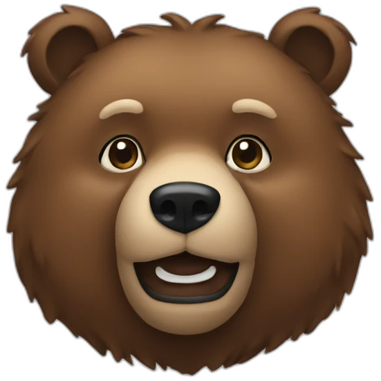 a human bear emoji
