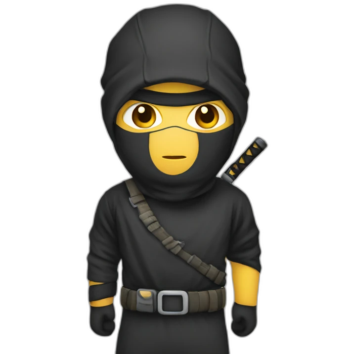 a ninja web engineer emoji