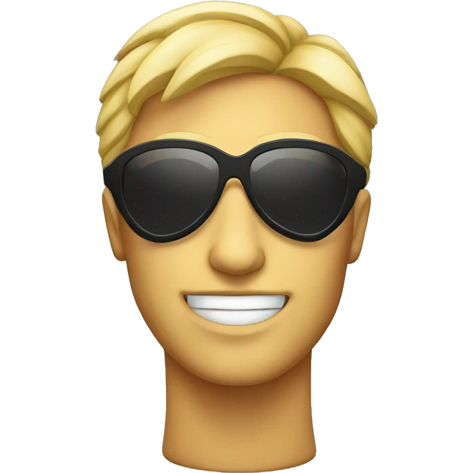 heart shaped sunglasses emoji