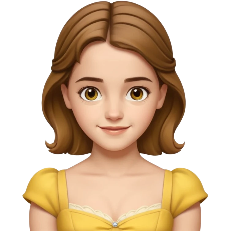 emma watson as belle Cinematic Realistic emoji