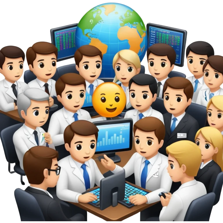 stock exchange trading emoji