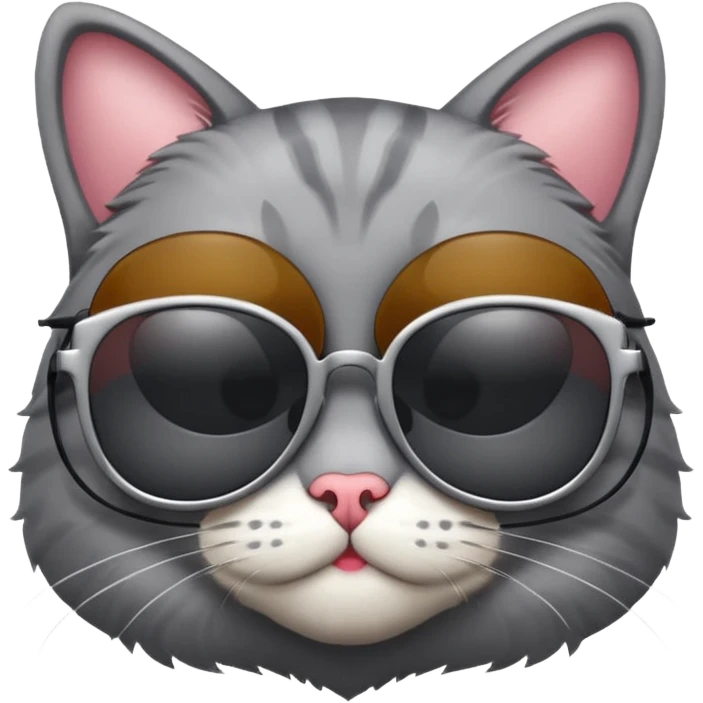 Cat wearing sunglasses emoji