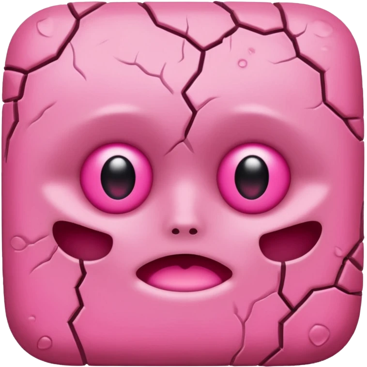 pink cellular dead skin without face emoji