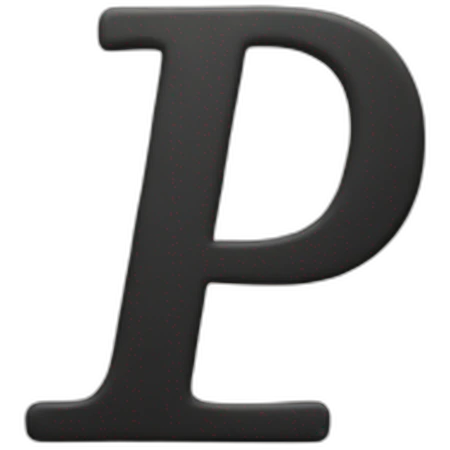 P LETTER emoji