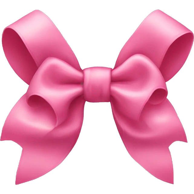 Coquette bow emoji