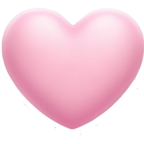 Baby pink heart  emoji