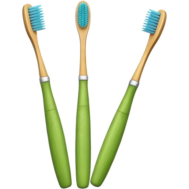 Bamboo toothbrush emoji