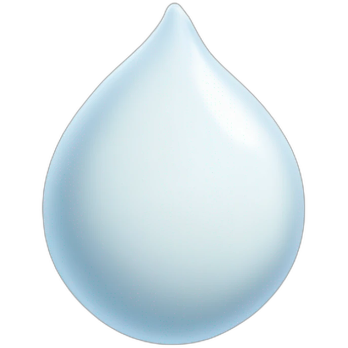 Milk drop emoji