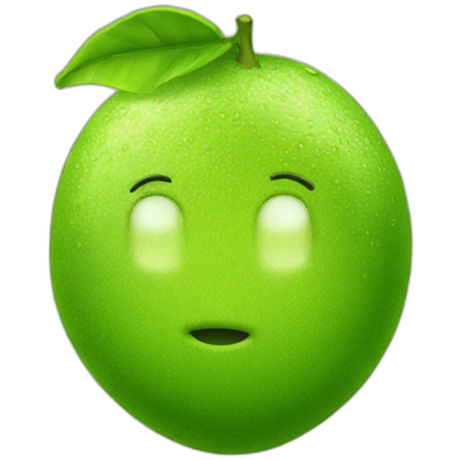 Lime emoji