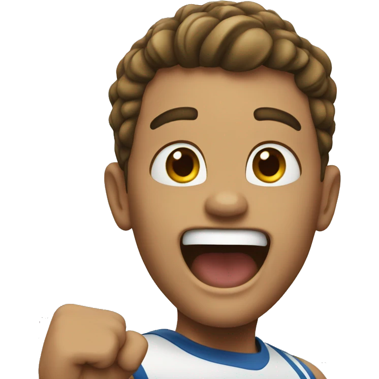 Cheering emoji