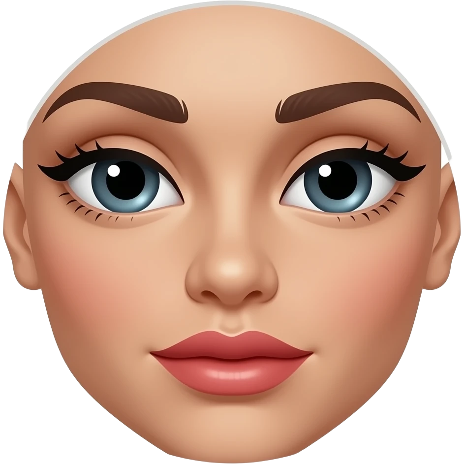 Emoji face with naila and lips 👄 yk emoji