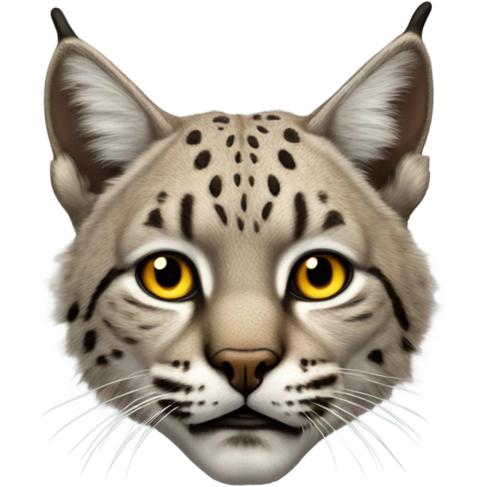 Bobcat portrait  emoji