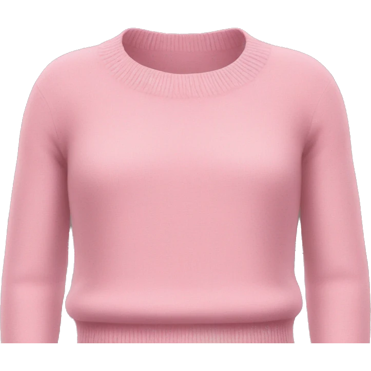 pink cashmere top emoji
