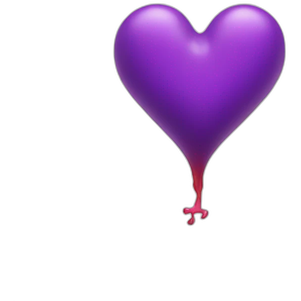A real heart emoji
