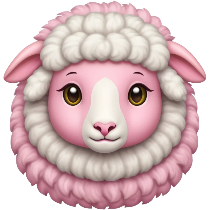 Un bébé brebis de la tête aux pieds emoji