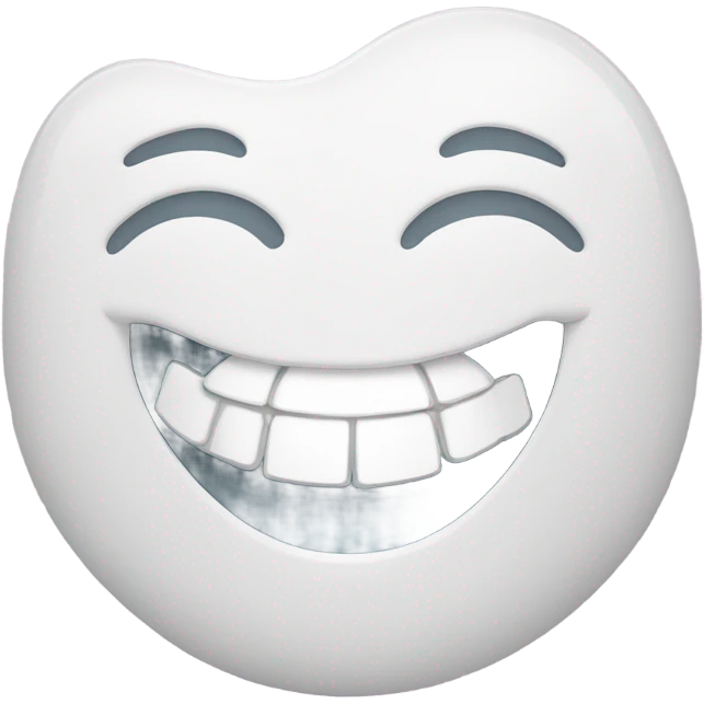 Snow -white smile emoji