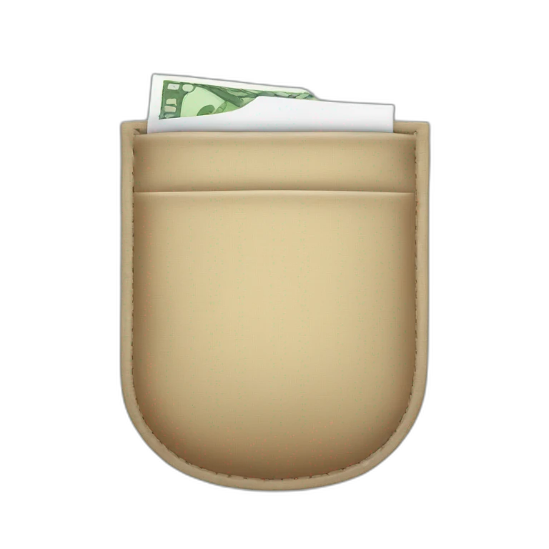 empty pocket emoji