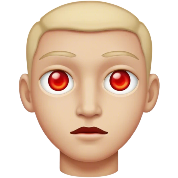 a sexy red eye emoji
