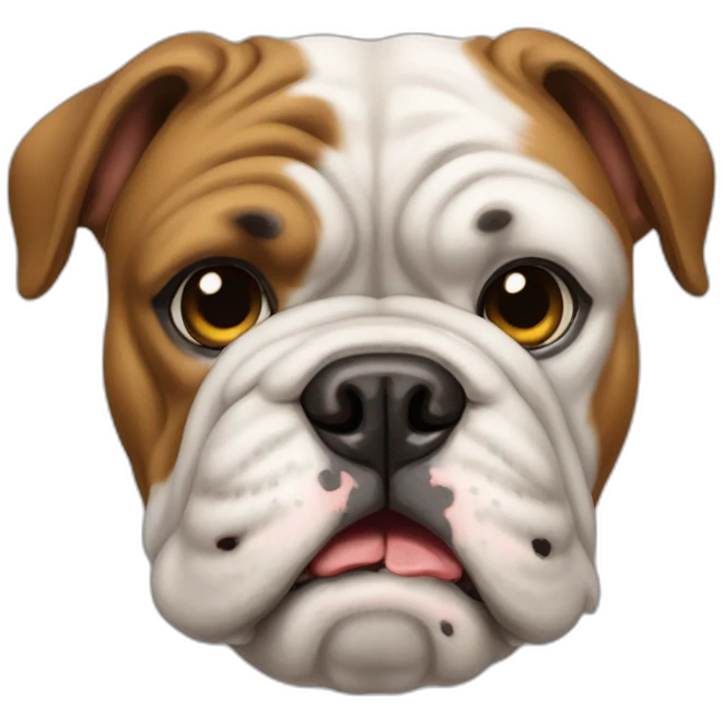 Bulldog anglais emoji