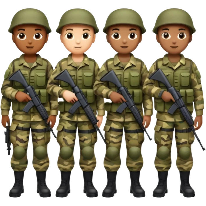 Guerilla warfare emoji