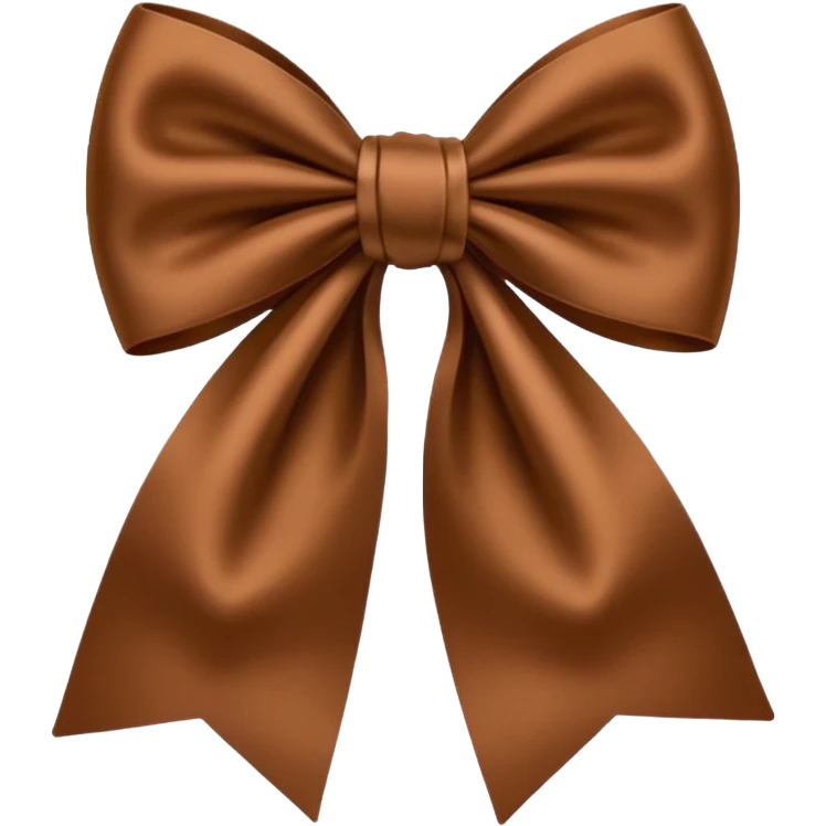 Brown bow emoji