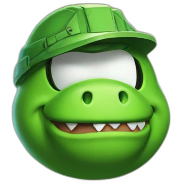 Yoshi doomguy emoji
