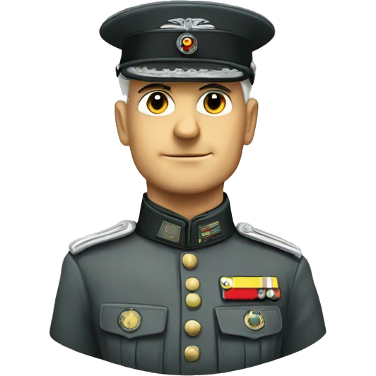 German military officer  emoji