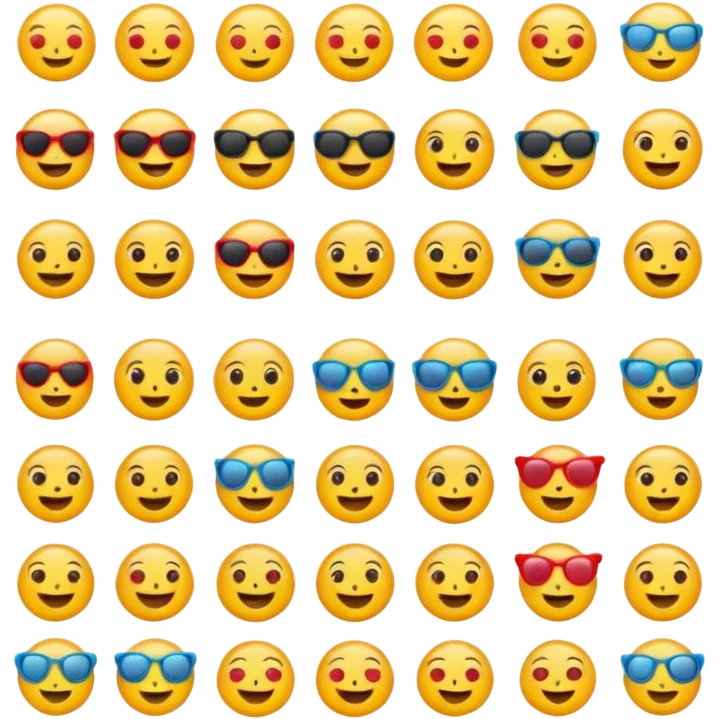 generate 100 emoji ideas for kids emoji