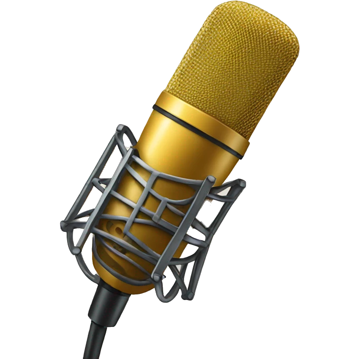 Anjel and microphone  emoji